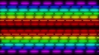 Neon çizgi aydınlatma animasyon hareket grafikleri