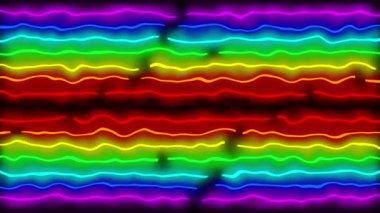 Neon çizgi aydınlatma animasyon hareket grafikleri