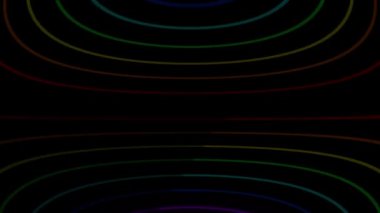 Neon çizgi aydınlatma animasyon hareket grafikleri