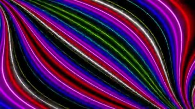 Neon çizgi aydınlatma animasyon hareket grafikleri