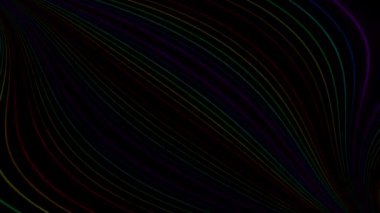 Neon çizgi aydınlatma animasyon hareket grafikleri