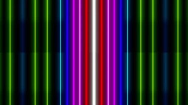 Neon çizgi aydınlatma animasyon hareket grafikleri