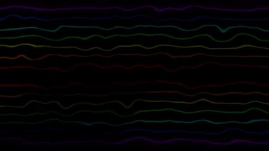 Neon çizgi aydınlatma animasyon hareket grafikleri