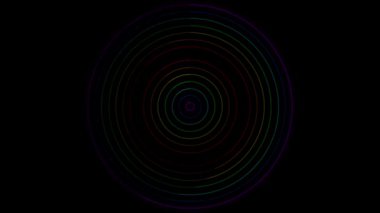 Neon çizgi aydınlatma animasyon hareket grafikleri