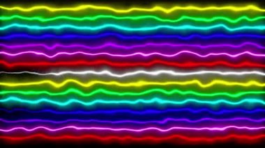 Neon çizgi aydınlatma animasyon hareket grafikleri