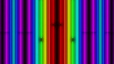 Neon çizgi aydınlatma animasyon hareket grafikleri