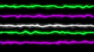 Neon çizgi aydınlatma animasyon hareket grafikleri