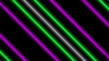 Neon çizgi aydınlatma animasyon hareket grafikleri