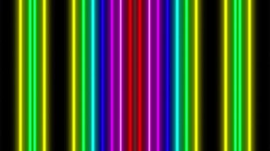 Neon çizgi aydınlatma animasyon hareket grafikleri