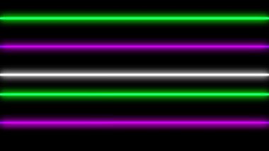Neon çizgi aydınlatma animasyon hareket grafikleri