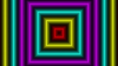 Neon çizgi aydınlatma animasyon hareket grafikleri