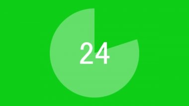 30 saniye geri sayım zamanlayıcı canlandırma grafikleri