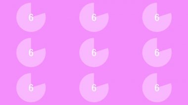 30 saniye kronometre animasyon hareketlerinin grafiklerini say