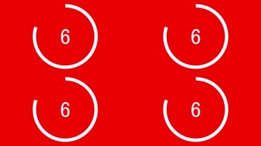 30 saniye kronometre animasyon hareketlerinin grafiklerini say