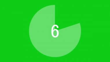 30 saniye kronometre animasyon hareketlerinin grafiklerini say