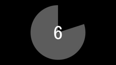 30 saniye kronometre animasyon hareketlerinin grafiklerini say