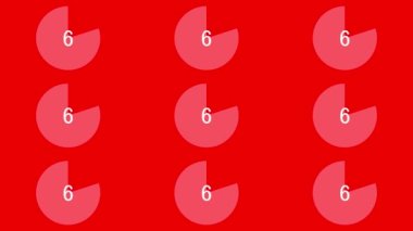 30 saniye kronometre animasyon hareketlerinin grafiklerini say