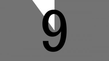 10 saniye geri sayım zamanlayıcı canlandırma grafikleri