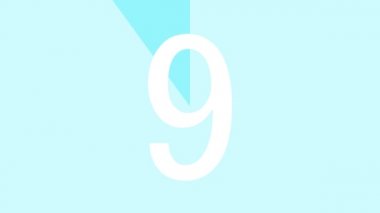 10 saniye geri sayım zamanlayıcı canlandırma grafikleri