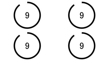 10 saniye geri sayım zamanlayıcı canlandırma grafikleri