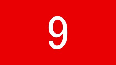 10 saniye geri sayım zamanlayıcı canlandırma grafikleri