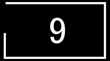 10 saniye geri sayım zamanlayıcı canlandırma grafikleri