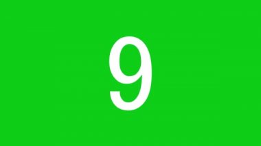 10 saniye geri sayım zamanlayıcı canlandırma grafikleri