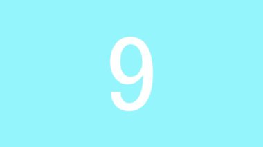 10 saniye geri sayım zamanlayıcı canlandırma grafikleri