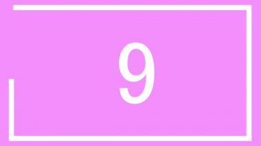 10 saniye geri sayım zamanlayıcı canlandırma grafikleri