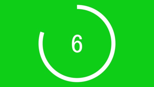 30 secondes compter les graphiques de mouvement d'animation chronomètre