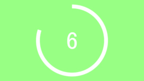 30 secondes compter les graphiques de mouvement d'animation chronomètre