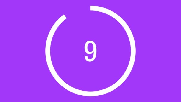 10 secondes compte à rebours animation motion graphics