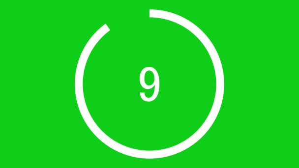 10 secondes compte à rebours animation motion graphics