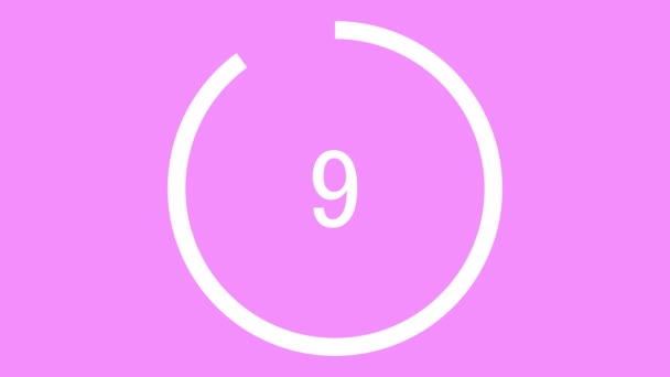 10 secondes compte à rebours animation motion graphics