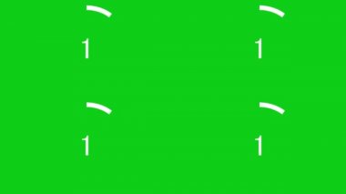 10 saniye kadar kronometre animasyon hareketi grafikleri say