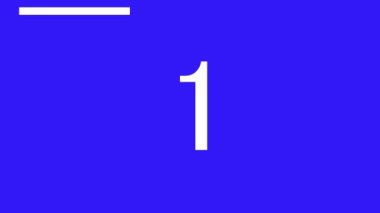 10 saniye kadar kronometre animasyon hareketi grafikleri say