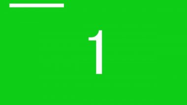 10 saniye kadar kronometre animasyon hareketi grafikleri say