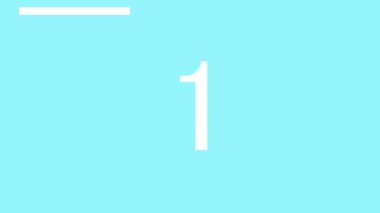 10 saniye kadar kronometre animasyon hareketi grafikleri say