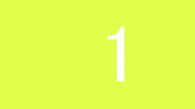 100 tane sayım animasyon hareketi grafiği