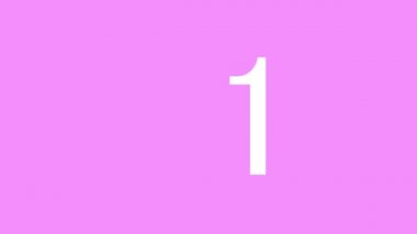 100 tane sayım animasyon hareketi grafiği