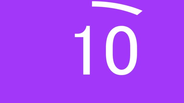 100 Grafica Animata Count — Video Stock