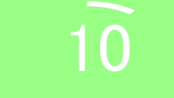 100 Uppräkning Animation Rörelse Grafik — Stockvideo
