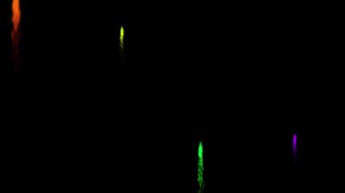 Havai fişek animasyon hareketi grafikleri, video klibini kapatın