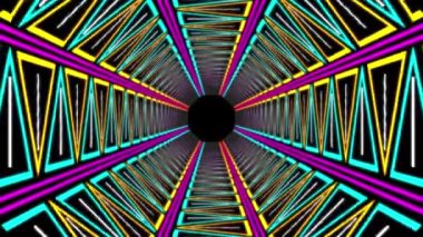 Siber tünel işleme animasyon hareketi grafikleri