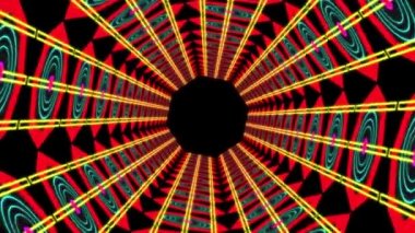 Siber tünel işleme animasyon hareketi grafikleri