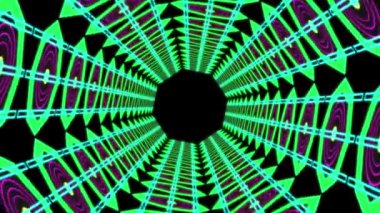 Siber tünel işleme animasyon hareketi grafikleri