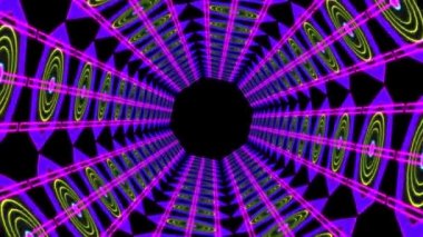 Siber tünel işleme animasyon hareketi grafikleri