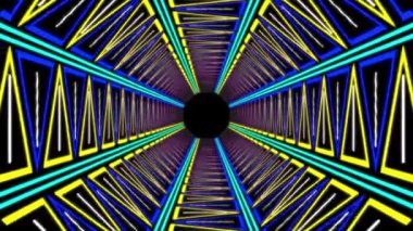 Siber tünel işleme animasyon hareketi grafikleri