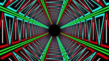 Siber tünel işleme animasyon hareketi grafikleri