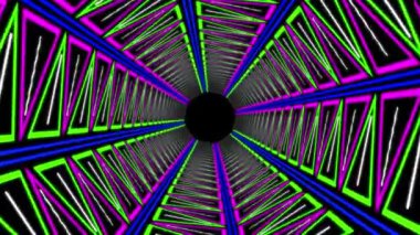 Siber tünel işleme animasyon hareketi grafikleri